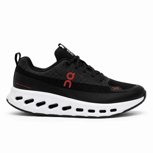 Tenis Pro Confort Negro Rojo